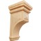 Ekena Millwork 7"W x 7 3/4"D x 14"H Jumbo Woodruff Wood Corbel, Red Oak CORW07X07X14WFRO - alternate 1